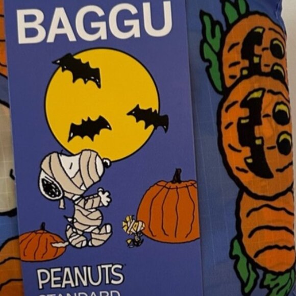 BAGGU Handbags - ‼️SOLD OUT‼️NWT STD Baggu ~ Halloween Collaboration w/Peanuts!!